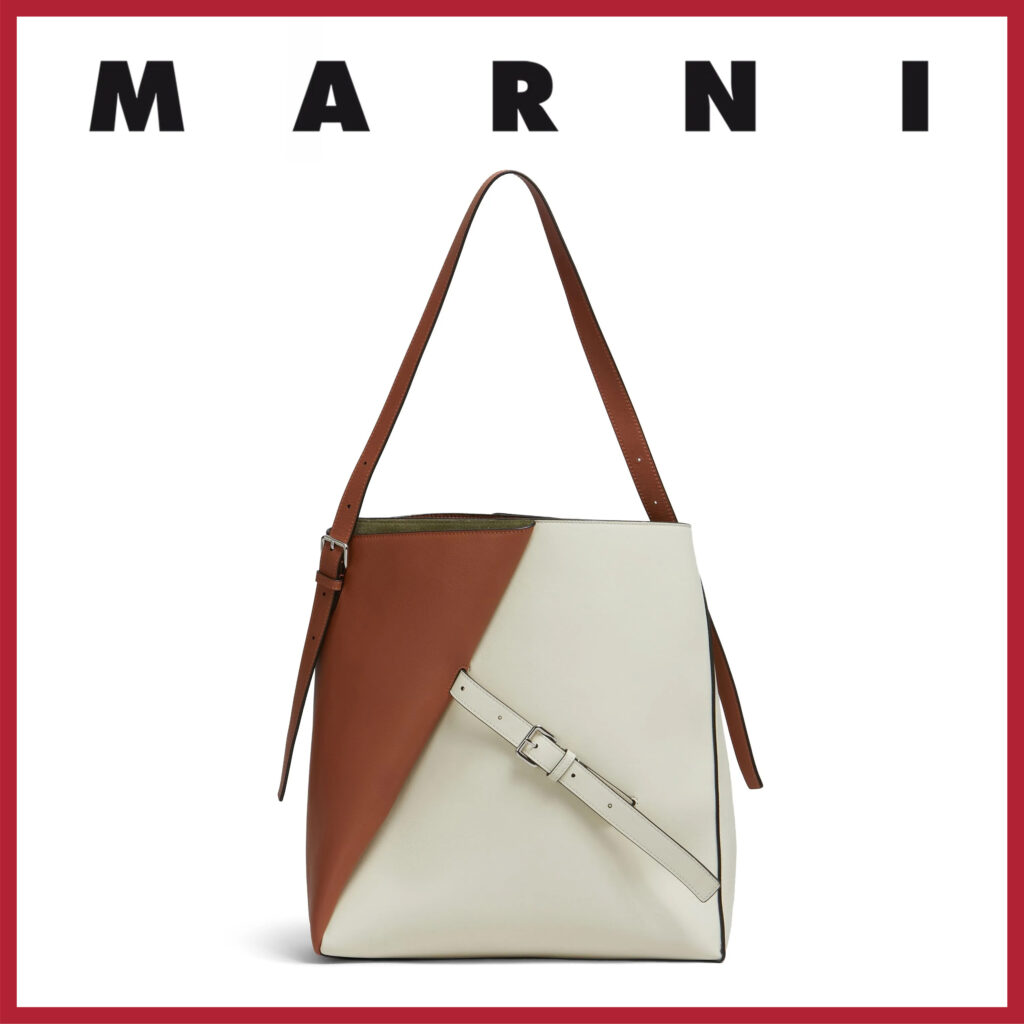 MARUNI マルニ レザー製 Reverse ホーボーバッグ - Negi.shop